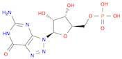 7H-1,2,3-Triazolo[4,5-d]pyrimidin-7-one, 5-amino-3,6-dihydro-3-(5-O-phosphono-β-D-ribofuranosyl)-