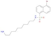 1-Naphthalenesulfonamide, N-(10-aminodecyl)-5-bromo-