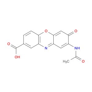 3H-Phenoxazine-8-carboxylic acid, 2-(acetylamino)-3-oxo-