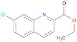 2-Quinolinecarboxylic acid, 7-chloro-, ethyl ester