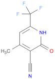 3-Pyridinecarbonitrile, 1,2-dihydro-4-methyl-2-oxo-6-(trifluoromethyl)-