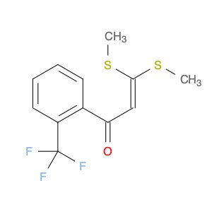2-Propen-1-one, 3,3-bis(methylthio)-1-[2-(trifluoromethyl)phenyl]-