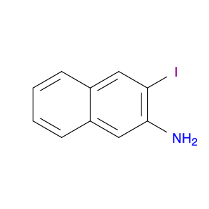 2-Naphthalenamine, 3-iodo-