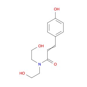 2-Propenamide, N,N-bis(2-hydroxyethyl)-3-(4-hydroxyphenyl)-