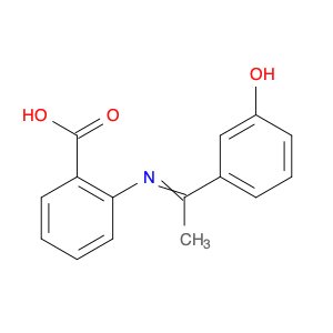 Benzoic acid, 2-[[1-(3-hydroxyphenyl)ethylidene]amino]-