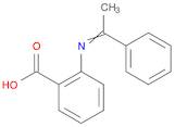 Benzoic acid, 2-[(1-phenylethylidene)amino]-