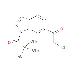 1-(6-(2-Chloroacetyl)-1H-indol-1-yl)-2,2-dimethylpropan-1-one