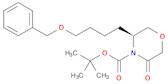 4-Morpholinecarboxylic acid, 3-oxo-5-[4-(phenylmethoxy)butyl]-, 1,1-dimethylethyl ester, (5S)-