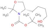 3-Oxazolidinecarboxylic acid, 4-(4-hydroxybutyl)-2,2-dimethyl-, 1,1-dimethylethyl ester, (4S)-