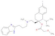 Acetic acid, methoxy-, (1S,2S)-2-[2-[[3-(1H-benzimidazol-2-yl)propyl]methylamino]ethyl]-6-fluoro-1…