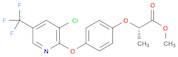 Propanoic acid, 2-[4-[[3-chloro-5-(trifluoromethyl)-2-pyridinyl]oxy]phenoxy]-, methyl ester, (2S)-