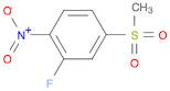 Benzene, 2-fluoro-4-(methylsulfonyl)-1-nitro-