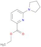 2-Pyridinecarboxylic acid, 6-(1-pyrrolidinyl)-, ethyl ester