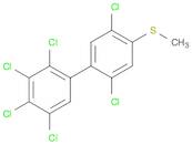 1,1'-Biphenyl, 2,2',3,4,5,5'-hexachloro-4'-(methylthio)-