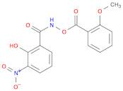 Benzoic acid, 2-methoxy-, (2-hydroxy-3-nitrobenzoyl)azanyl ester