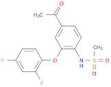 Methanesulfonamide, N-[4-acetyl-2-(2,4-difluorophenoxy)phenyl]-