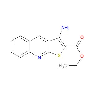 Thieno[2,3-b]quinoline-2-carboxylic acid, 3-amino-, ethyl ester