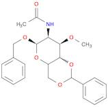 α-D-Glucopyranoside, phenylmethyl 2-(acetylamino)-2-deoxy-3-O-methyl-4,6-O-(phenylmethylene)-