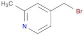 Pyridine, 4-(bromomethyl)-2-methyl-