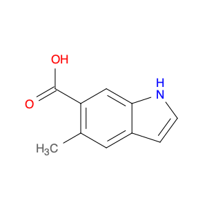 1H-Indole-6-carboxylic acid, 5-methyl-