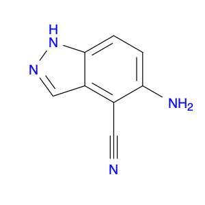 1H-Indazole-4-carbonitrile, 5-amino-