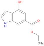 1H-Indole-6-carboxylic acid, 4-hydroxy-, ethyl ester