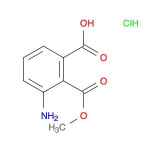 1,2-Benzenedicarboxylic acid, 3-amino-, 2-methyl ester, hydrochloride (1:1)