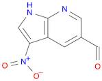 1H-Pyrrolo[2,3-b]pyridine-5-carboxaldehyde, 3-nitro-