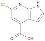 1H-Pyrrolo[2,3-b]pyridine-4-carboxylic acid, 6-chloro-