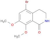 1(2H)-Isoquinolinone, 5-bromo-3,4-dihydro-7,8-dimethoxy-