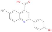 4-Quinolinecarboxylic acid, 2-(4-hydroxyphenyl)-6-methyl-