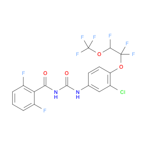 Benzamide, N-[[[3-chloro-4-[1,1,2-trifluoro-2-(trifluoromethoxy)ethoxy]phenyl]amino]carbonyl]-2,6-…