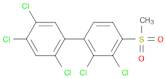 1,1'-Biphenyl, 2,2',3,4',5'-pentachloro-4-(methylsulfonyl)-