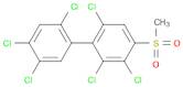 1,1'-Biphenyl, 2,2',3,4',5',6-hexachloro-4-(methylsulfonyl)-