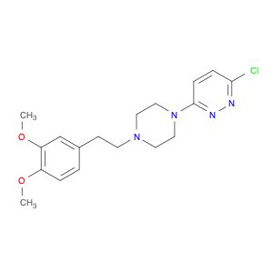 Pyridazine, 3-chloro-6-[4-[2-(3,4-dimethoxyphenyl)ethyl]-1-piperazinyl]-