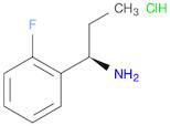 Benzenemethanamine, α-ethyl-2-fluoro-, hydrochloride (1:1), (αR)-