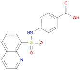 Benzoic acid, 4-[(8-quinolinylsulfonyl)amino]-