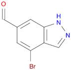 1H-Indazole-6-carboxaldehyde, 4-bromo-