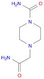 1-Piperazineacetamide, 4-(aminocarbonyl)-