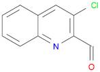 2-Quinolinecarboxaldehyde, 3-chloro-