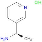 3-Pyridinemethanamine, α-methyl-, hydrochloride (1:1), (αR)-