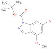 1H-Indazole-1-carboxylic acid, 6-broMo-4-Methoxy-, 1,1-diMethylethyl ester