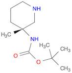 Carbamic acid, N-[(3R)-3-methyl-3-piperidinyl]-, 1,1-dimethylethyl ester