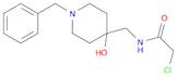 Acetamide, 2-chloro-N-[[4-hydroxy-1-(phenylmethyl)-4-piperidinyl]methyl]-