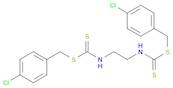 Carbamodithioic acid, N,N'-1,2-ethanediylbis-, C,C'-bis[(4-chlorophenyl)methyl] ester