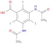 Benzoic acid, 3,5-bis(acetylamino)-2,4,6-triiodo-