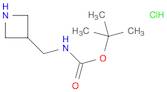 Carbamic acid, N-(3-azetidinylmethyl)-, 1,1-dimethylethyl ester, hydrochloride (1:1)