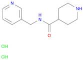 4-Piperidinecarboxamide, N-(3-pyridinylmethyl)-, hydrochloride (1:2)