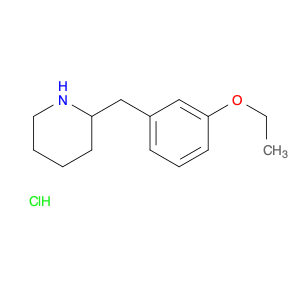 Piperidine, 2-[(3-ethoxyphenyl)methyl]-, hydrochloride (1:1)