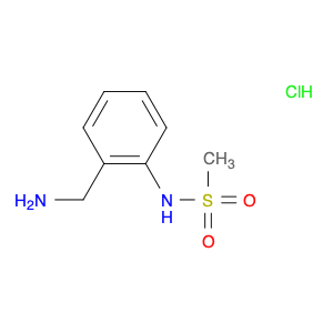 Methanesulfonamide, N-[2-(aminomethyl)phenyl]-, hydrochloride (1:1)